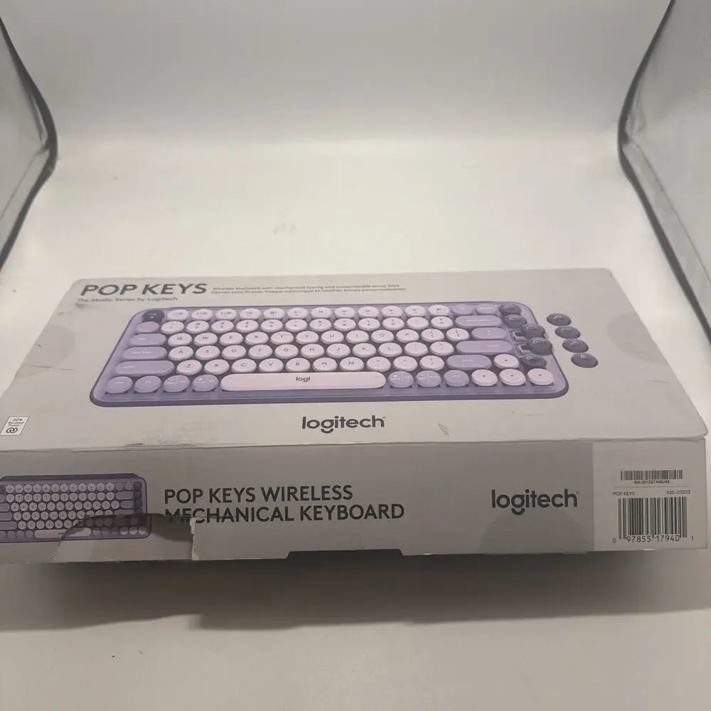 Logitech POP Keys Bluetooth Mechanical Keyboard for Windows/macOS/iPadOS/Android